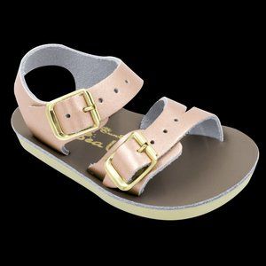 Sun-San Salt Water Sandals by Hoy - Sea Wee Rose Gold Baby Infant 3 - NEW NWT